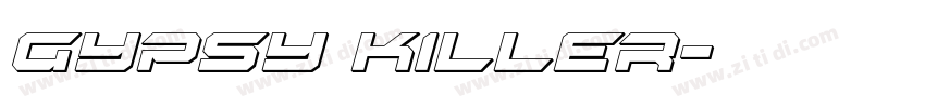 Gypsy Killer字体转换